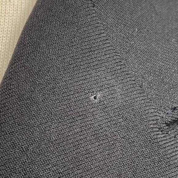 Vintage Levis Blazer Jacket Twill Knit Single Breasted 2 Button Front Black M - Picture 6 of 8